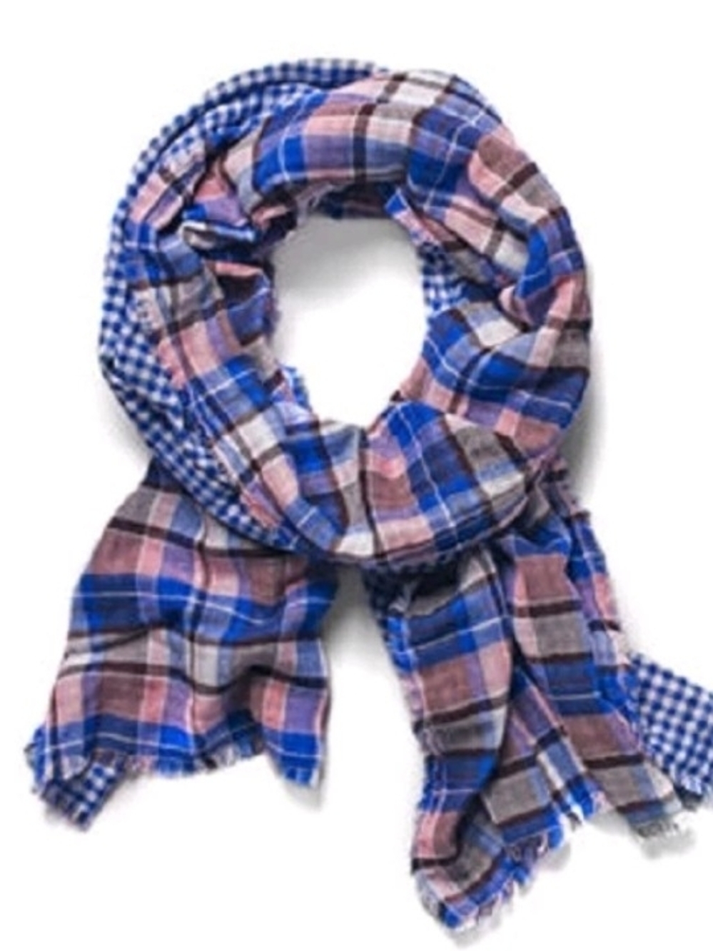 American Colors Mediterranean Plaid Scarf